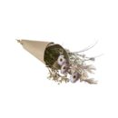 Evighedsbuket pakket ind i brunt papir