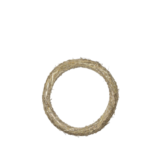 Halmkrans natur 35 cm