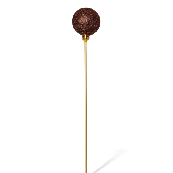 Dekorationsstik med glimmerkugle