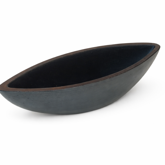 Bådformet dekorationsfad